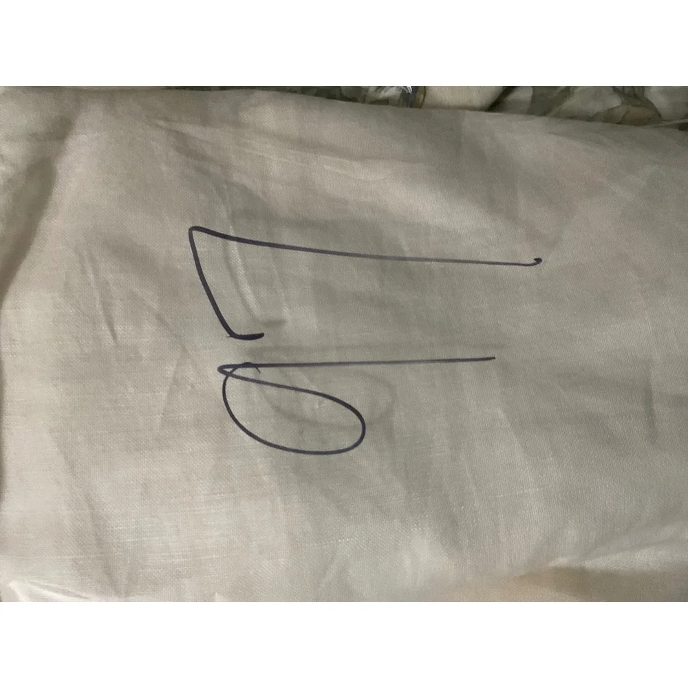ZOEY Womens White Linen Blend Cropped‎ Pants Size 14